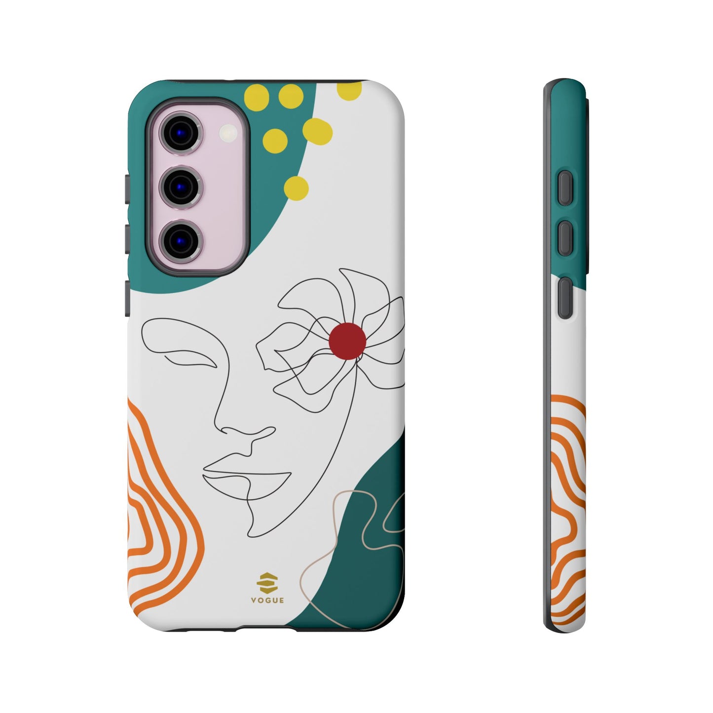 Women Face Line Art Phone Case Samsung