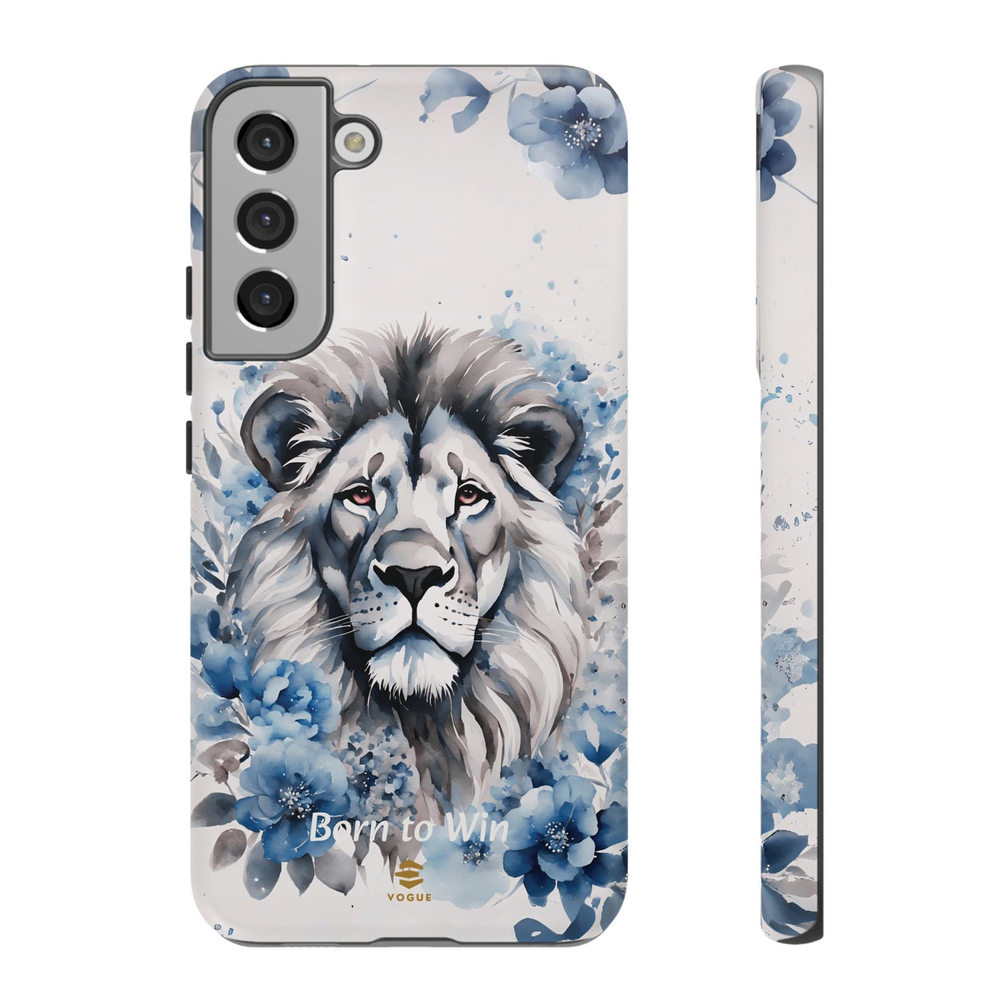 Lion Born to Win Samsung Galaxy Tough Phone Case