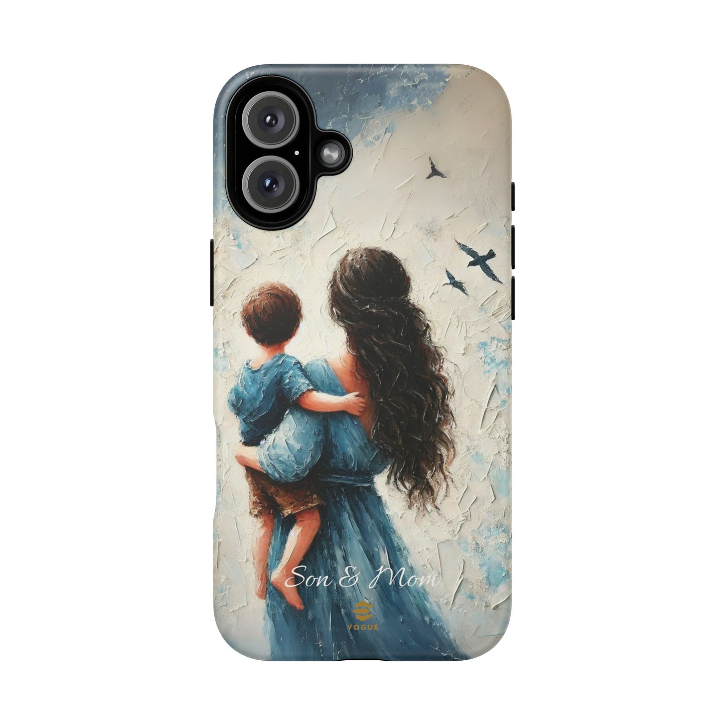 Custom Son & Mom iPhone Tough Case