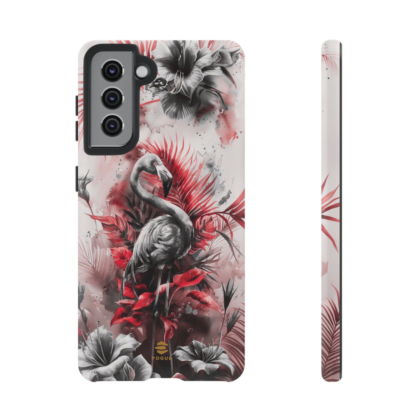 Flamingo Tropical Design Tough Phone Case Samsung