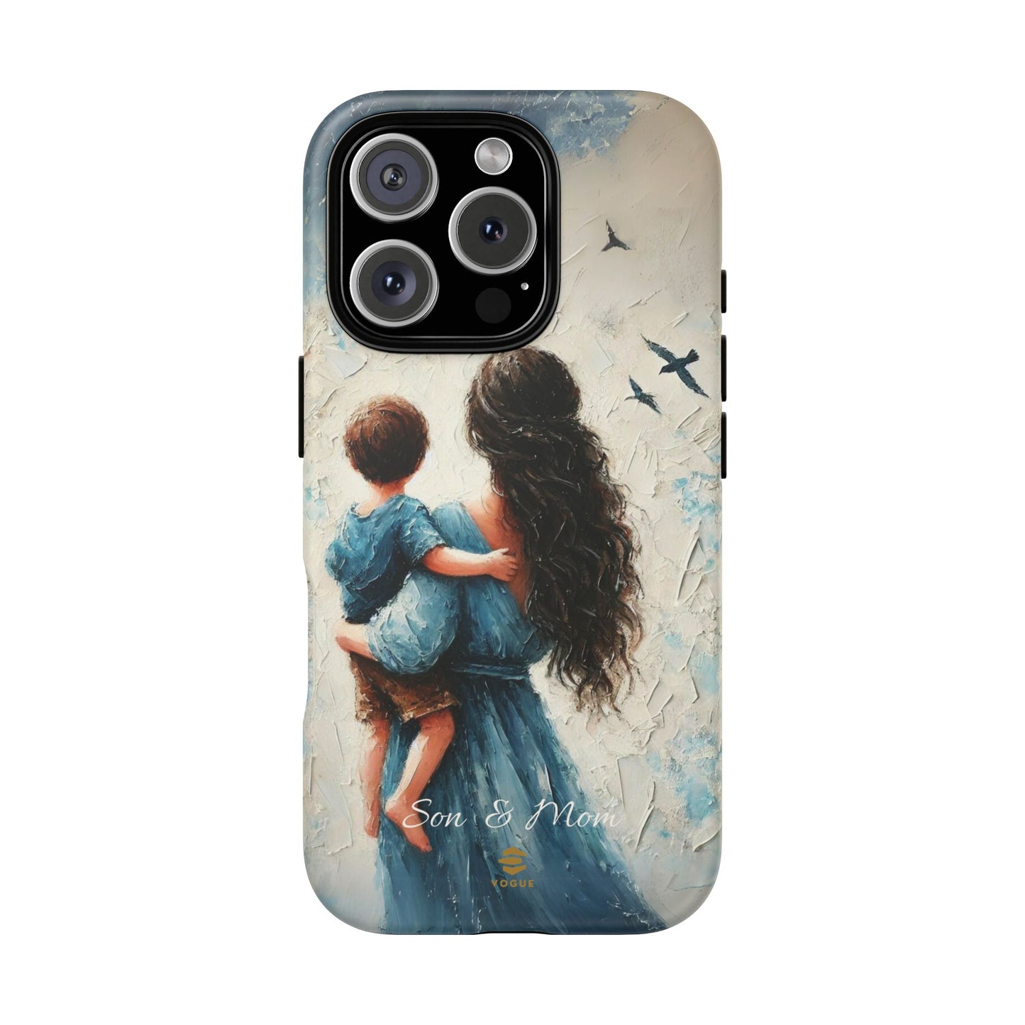 Custom Son & Mom iPhone Tough Case