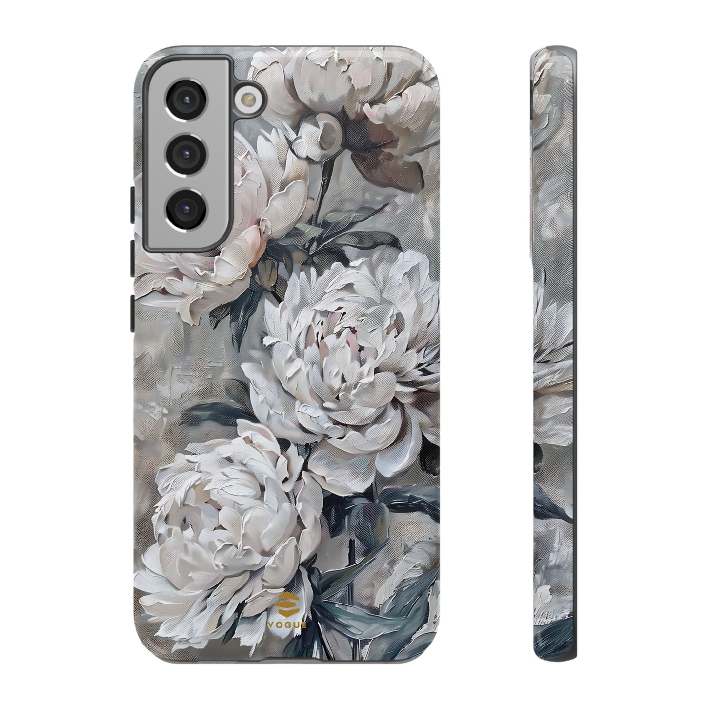 Funda para Samsung con pintura de peonías