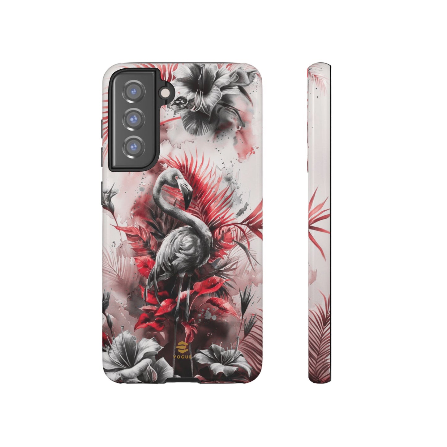 Flamingo Tropical Design Tough Phone Case Samsung