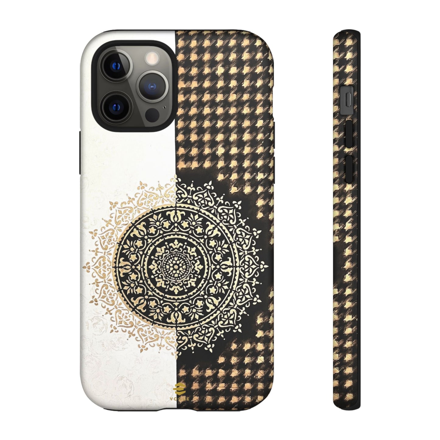 Funda para iPhone con pintura abstracta de mandala