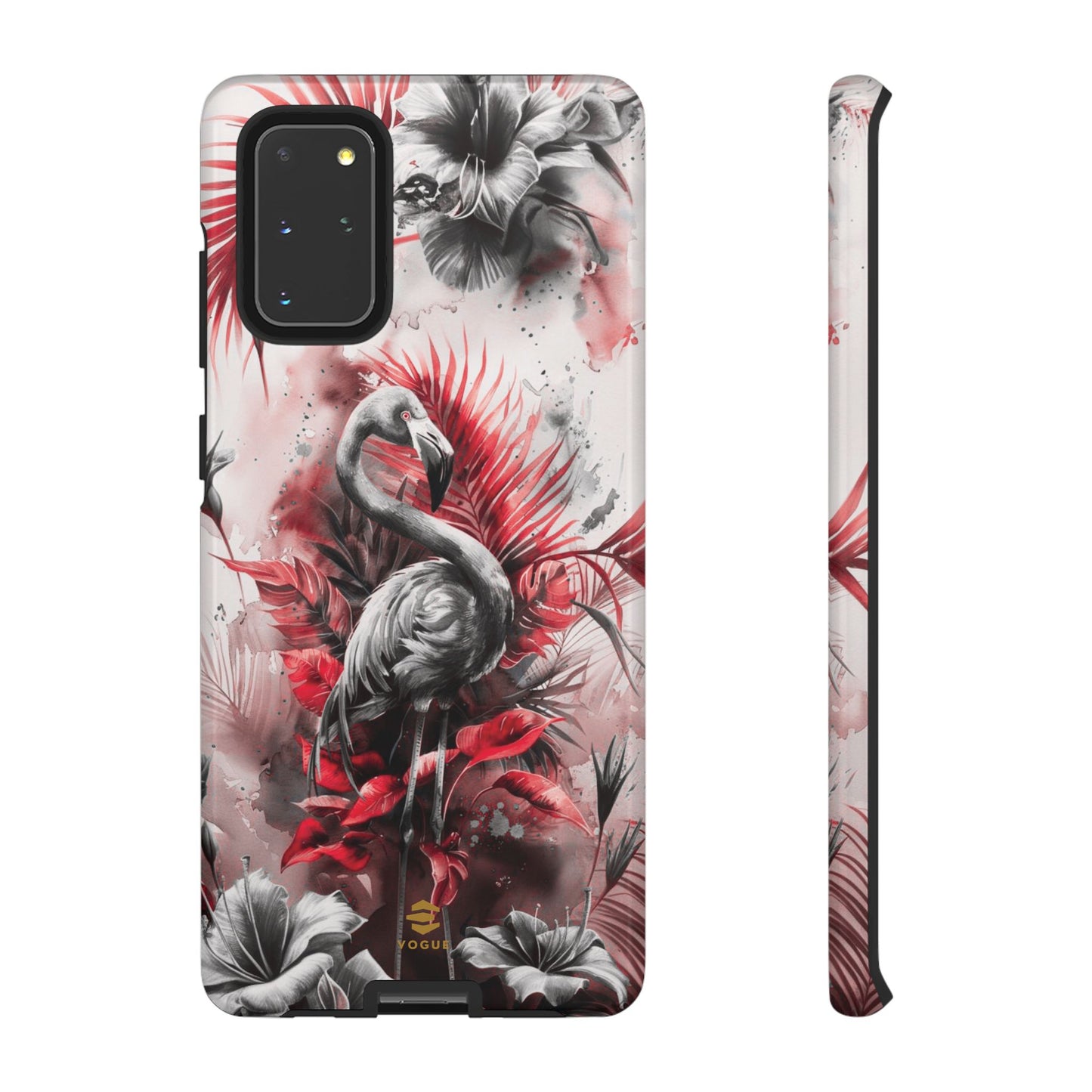 Flamingo Tropical Design Tough Phone Case Samsung