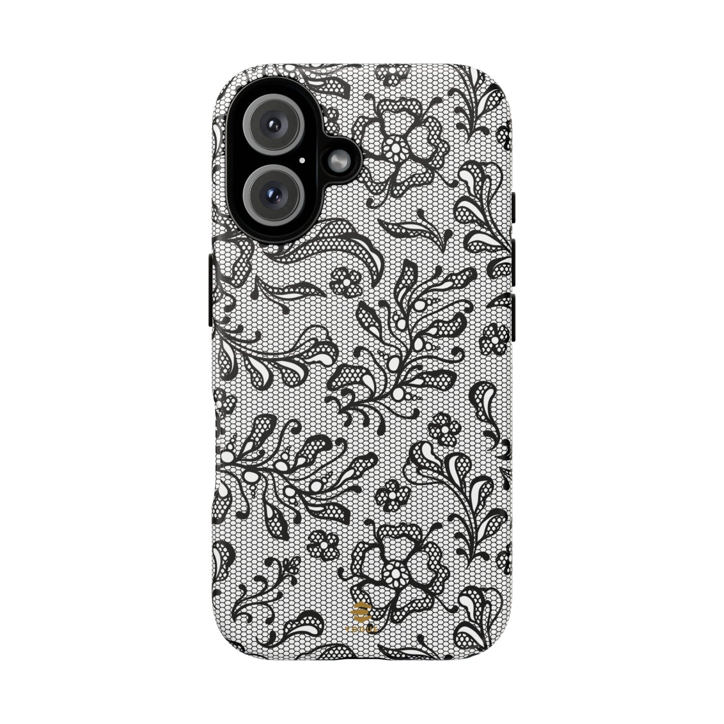 Funda para iPhone con encaje negro