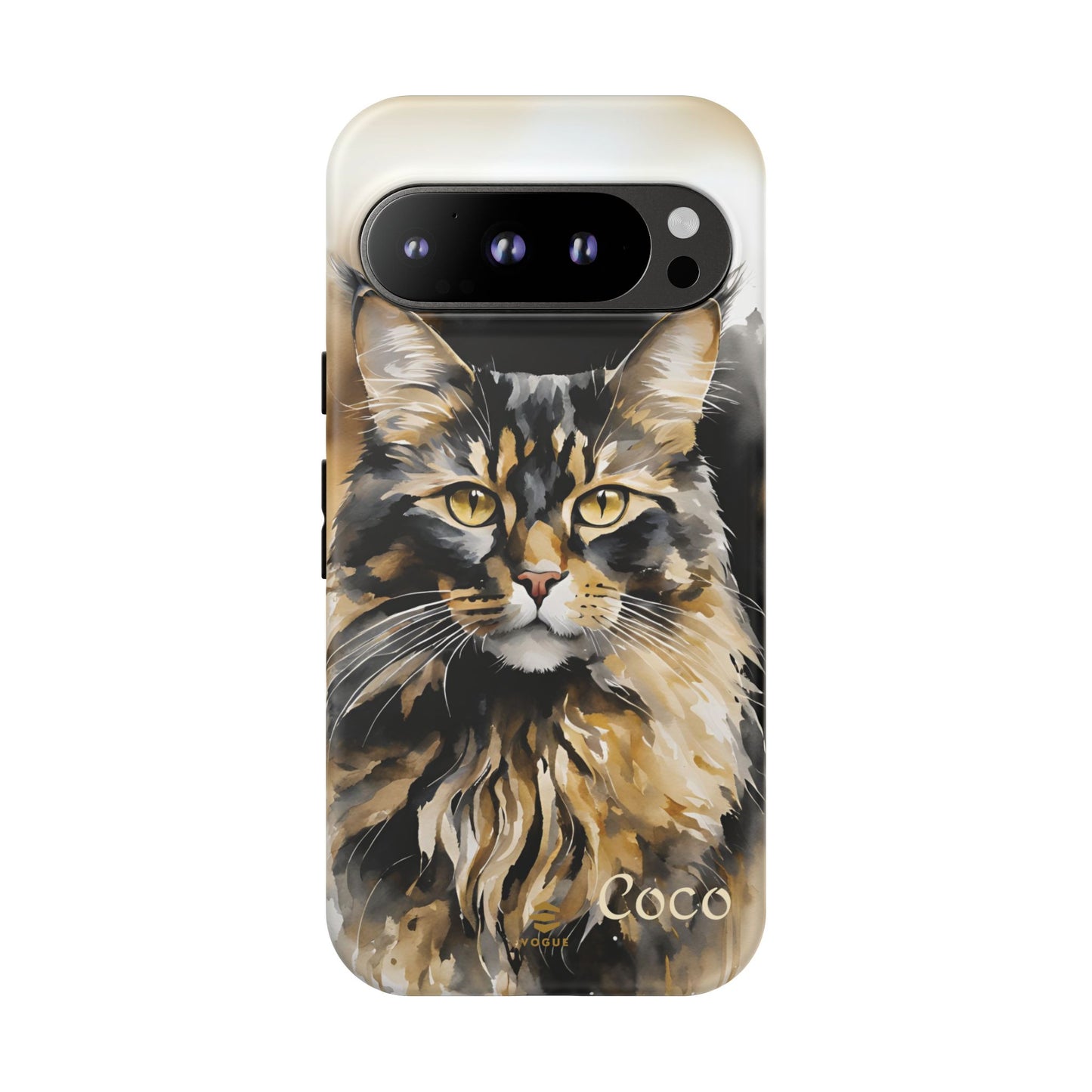 Custom Meow Cat Google Pixel Tough Phone Case