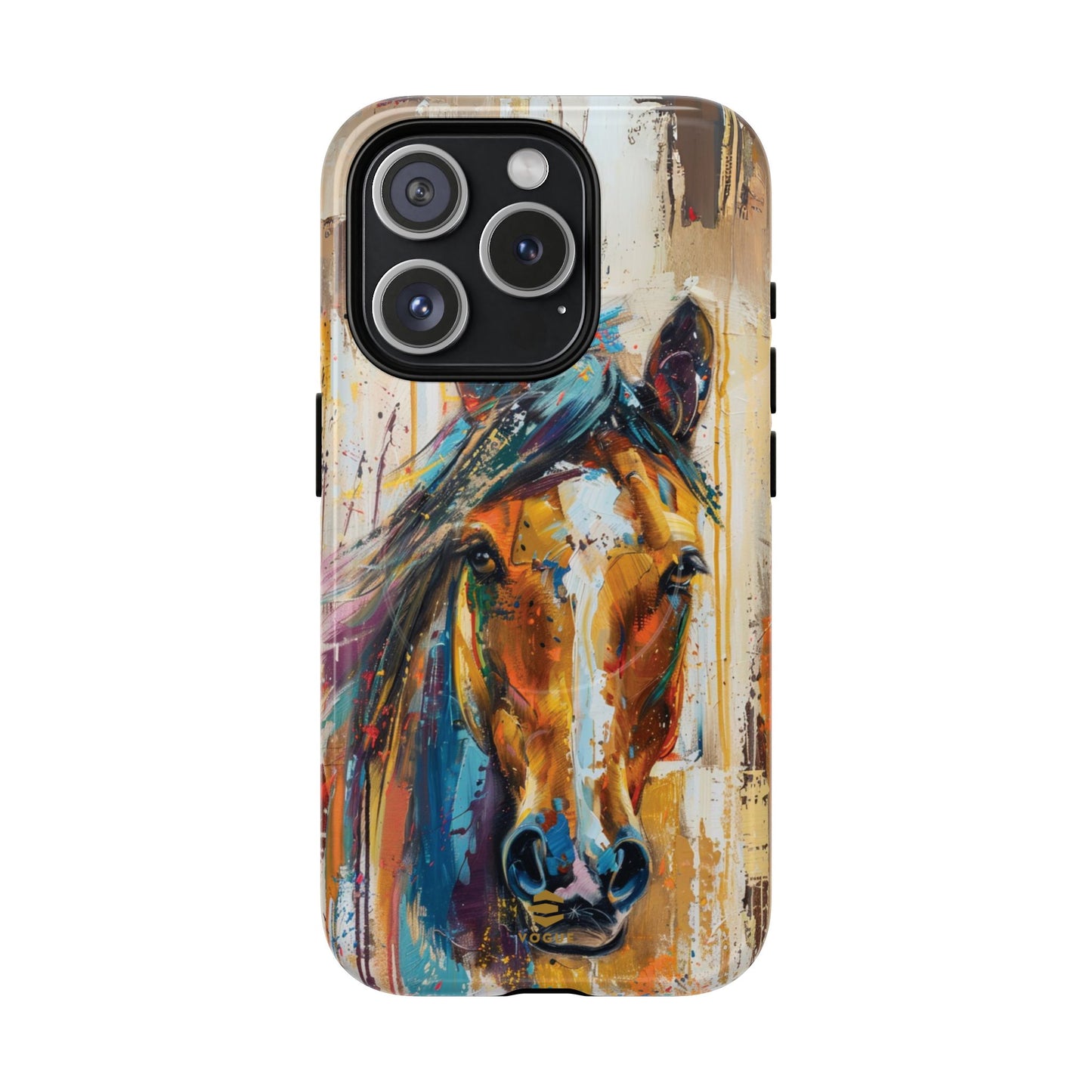 Horse Art iPhone Magsafe Phone Case Brown