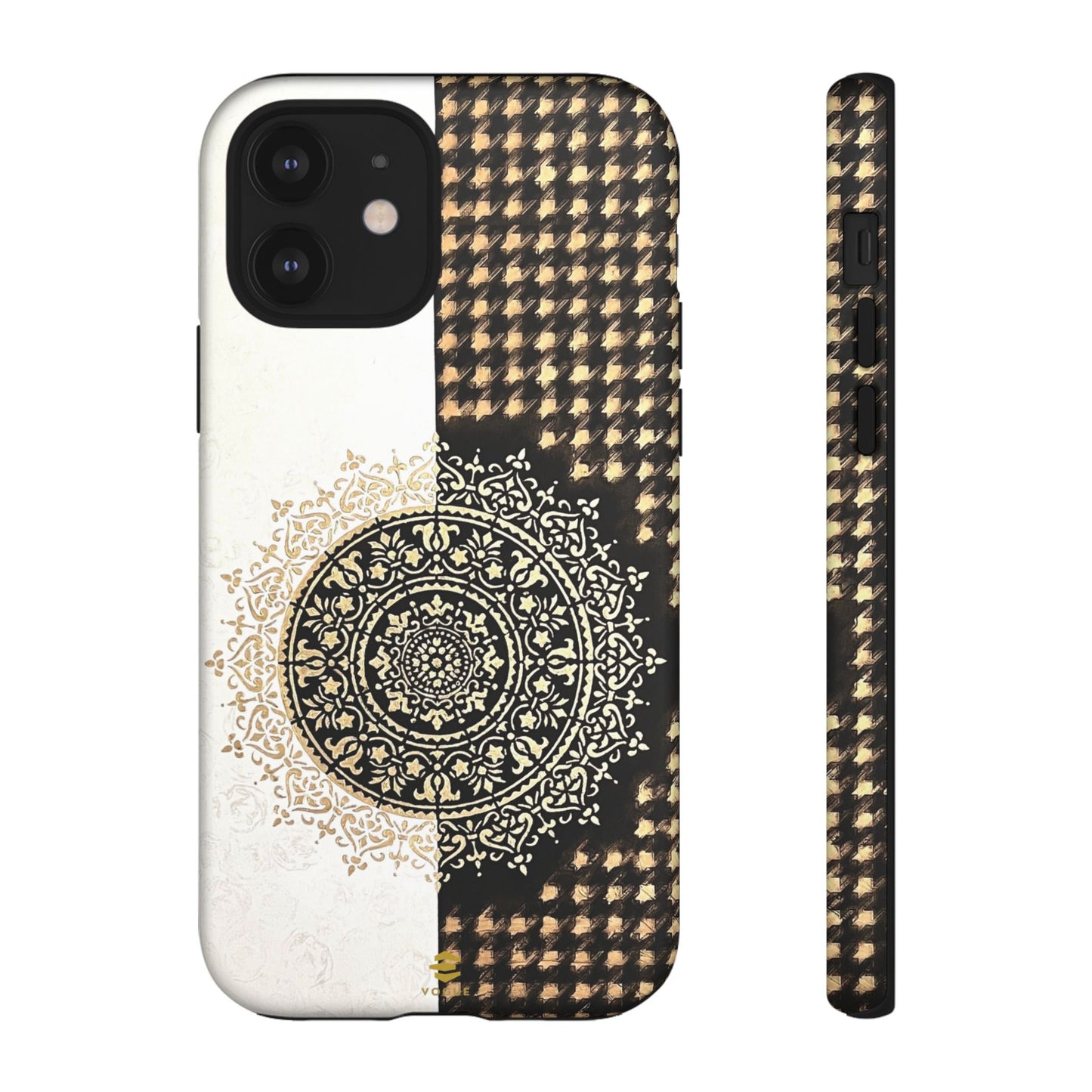 Funda para iPhone con pintura abstracta de mandala