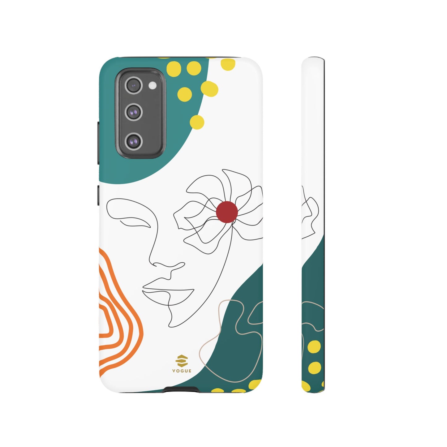 Women Face Line Art Phone Case Samsung
