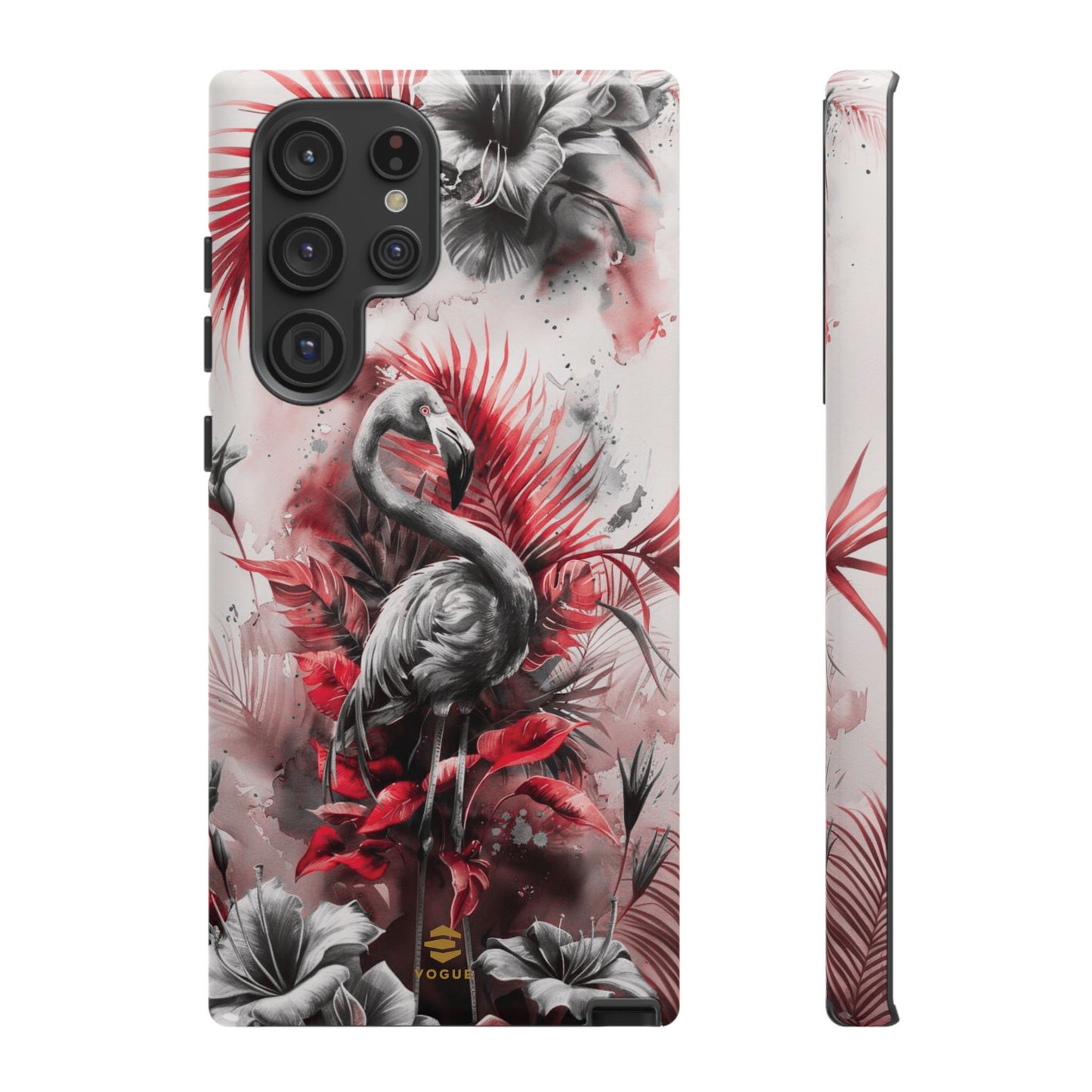 Flamingo Tropical Design Tough Phone Case Samsung