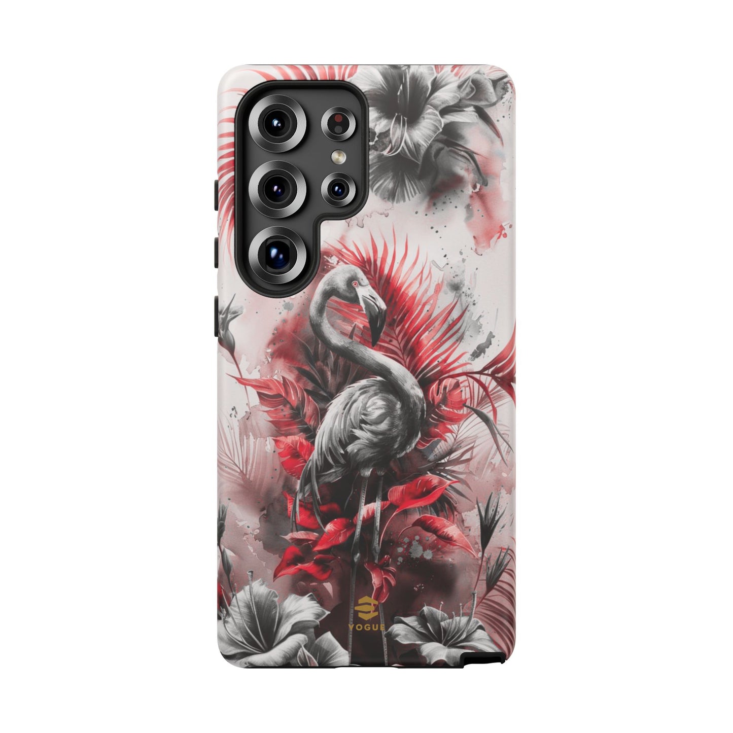 Flamingo Tropical Design Tough Phone Case Samsung