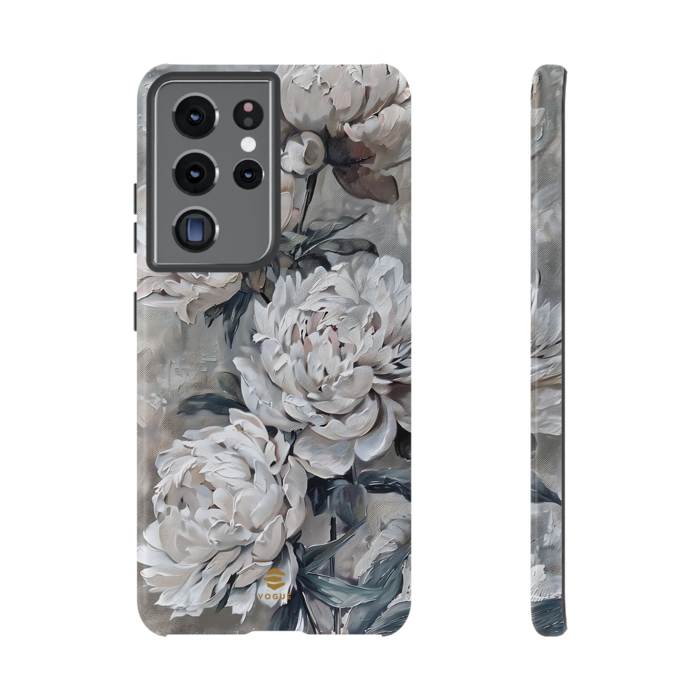 Funda para Samsung con pintura de peonías