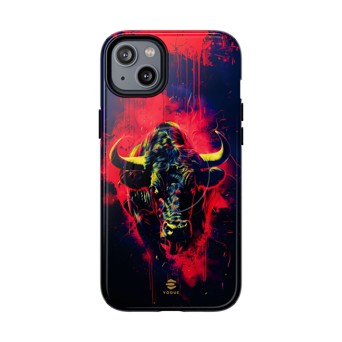 Bull Navy MagSafe iPhone Case