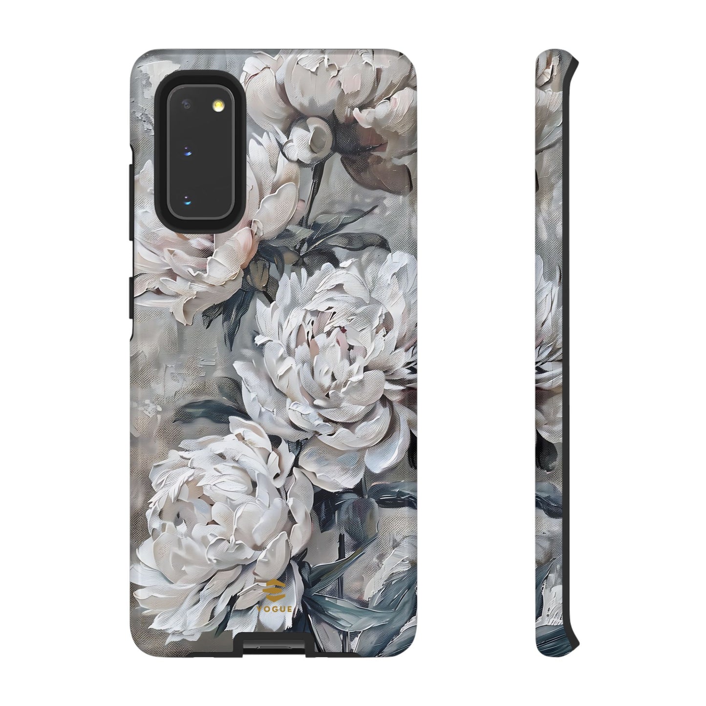 Funda para Samsung con pintura de peonías