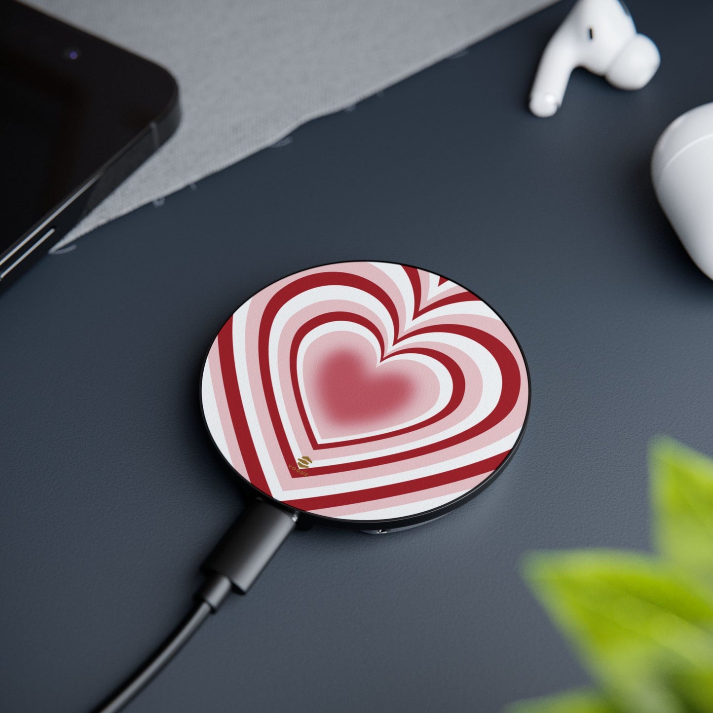 Red Hearts Induction Charger