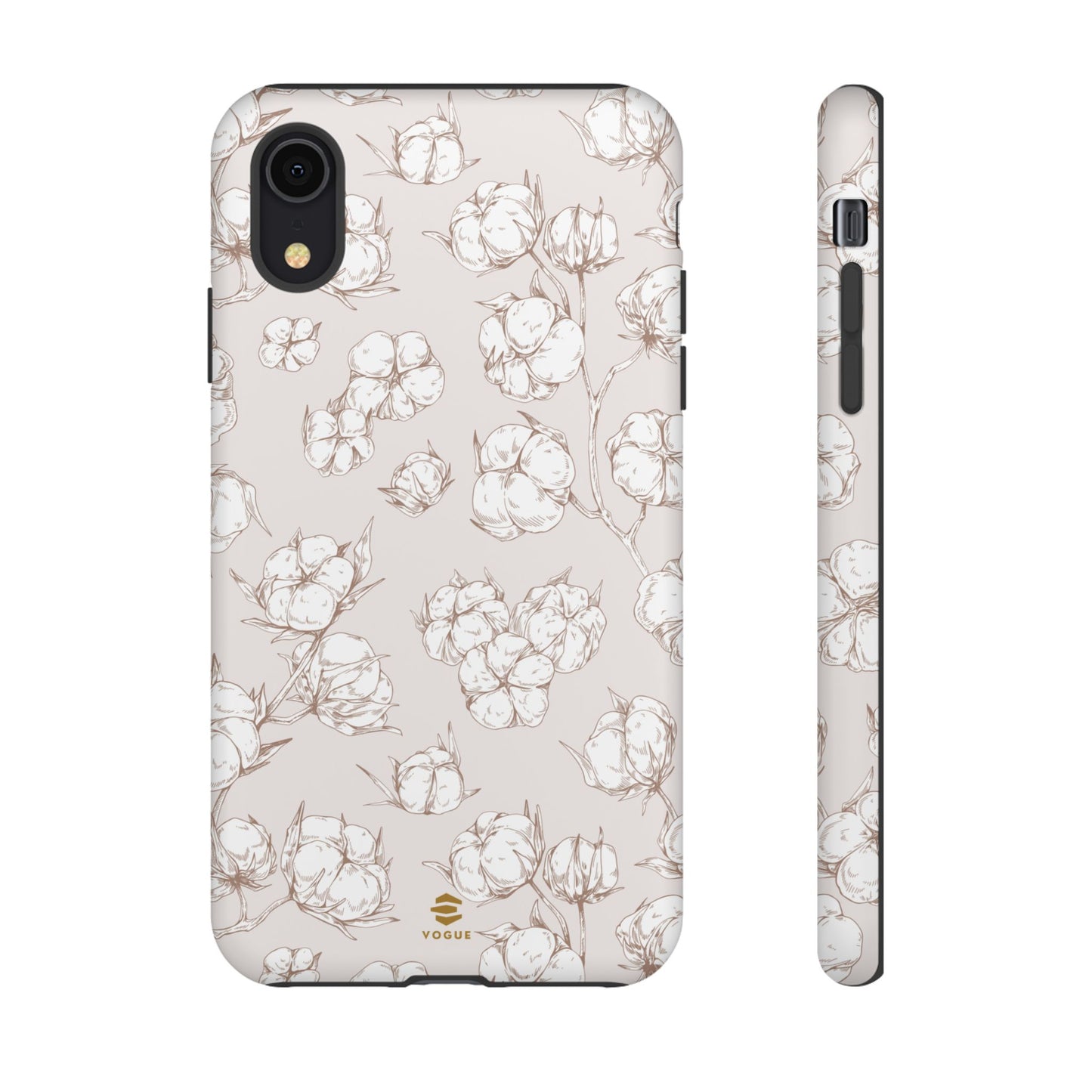 Funda para iPhone con diseño de campo de algodón