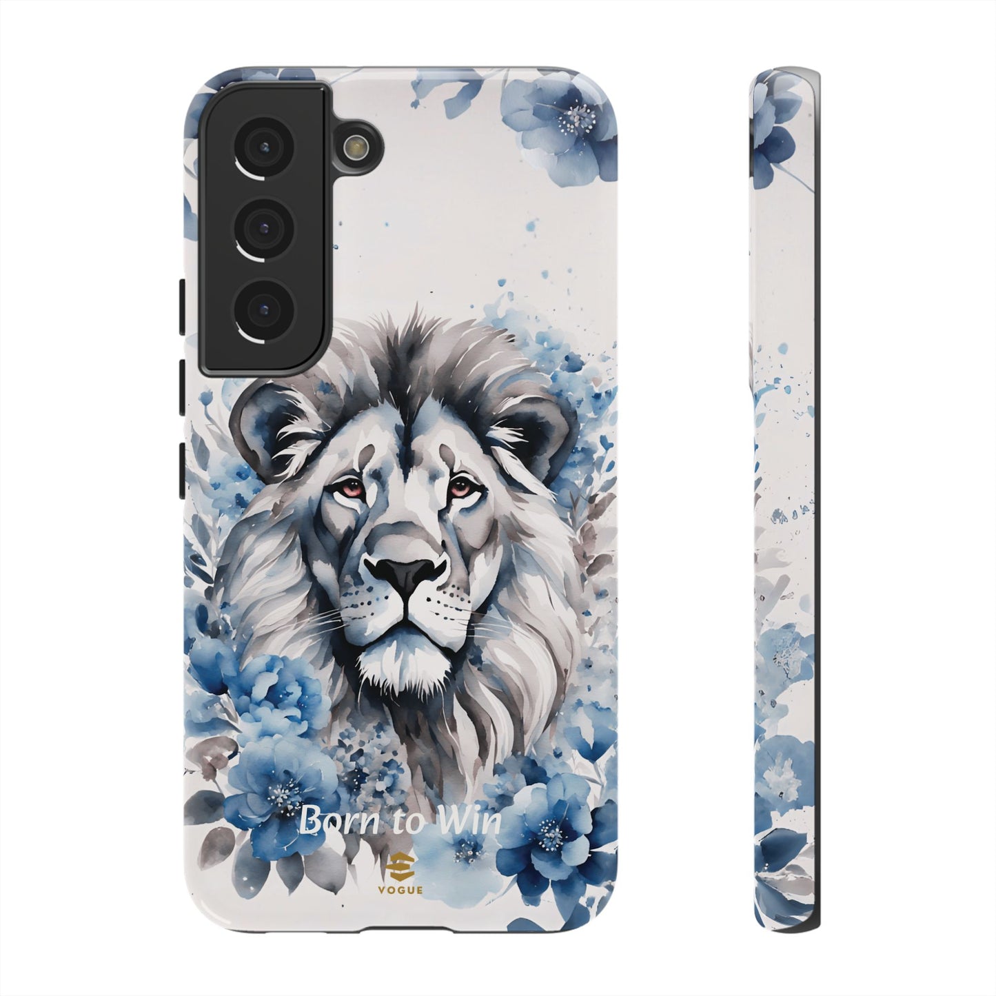 Lion Born to Win Samsung Galaxy Tough Phone Case