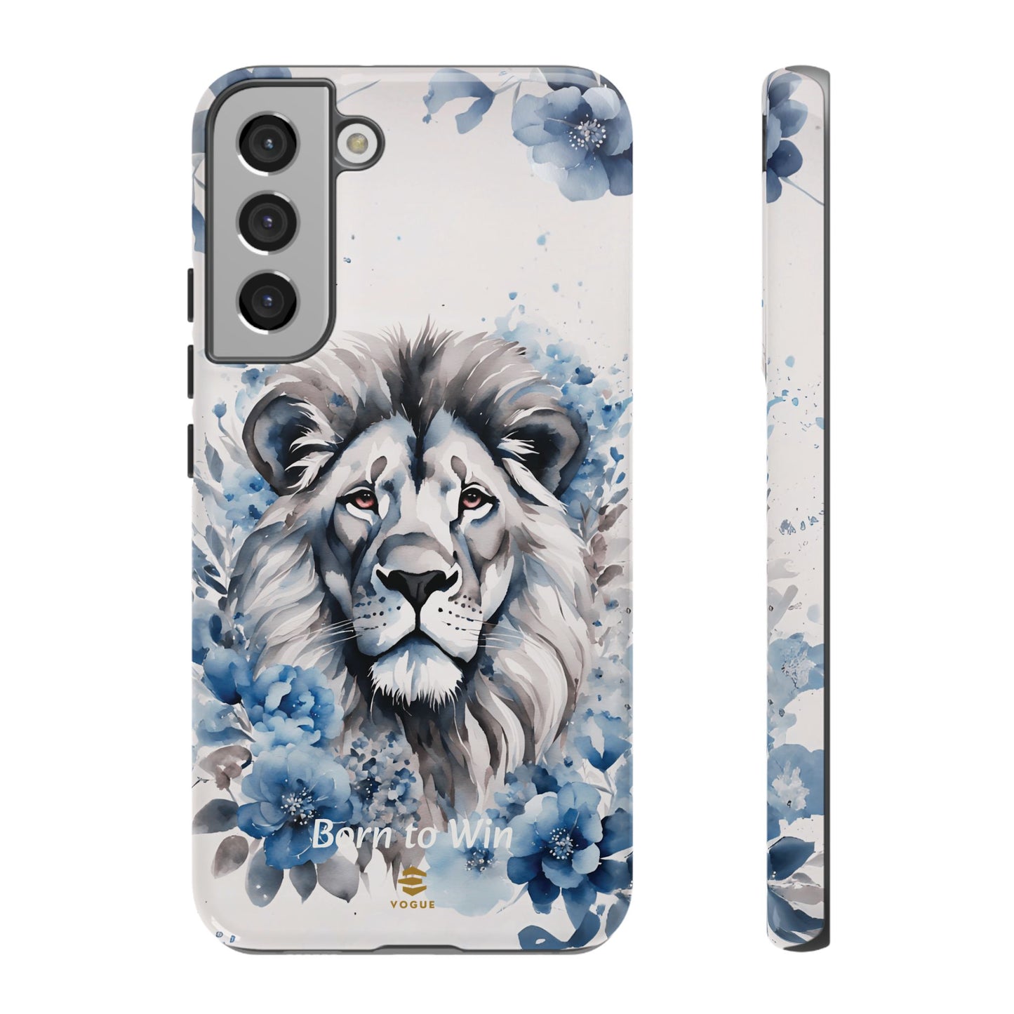 Lion Born to Win Samsung Galaxy Tough Phone Case