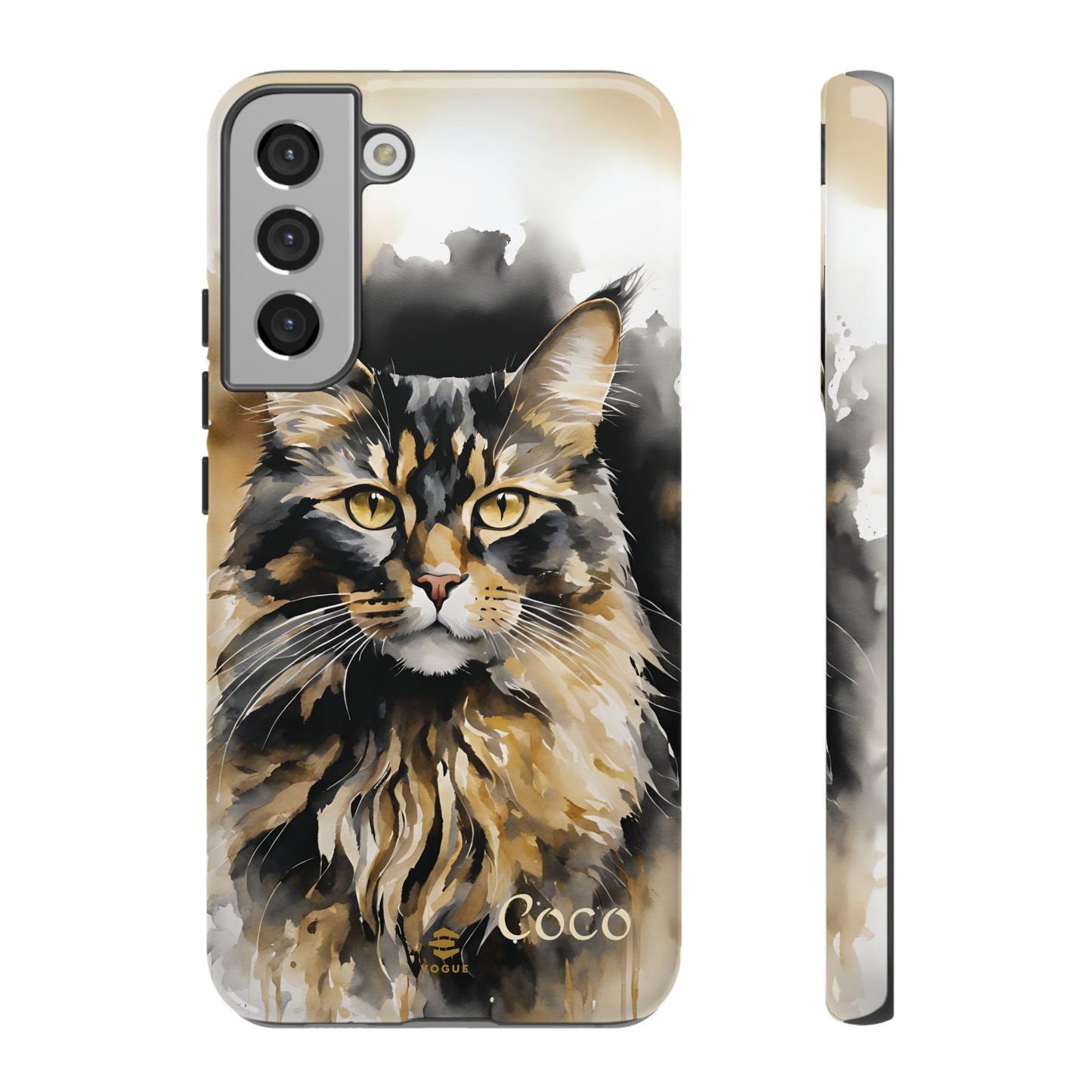 Custom Meow Cat Samsung Galaxy Tough Phone Case