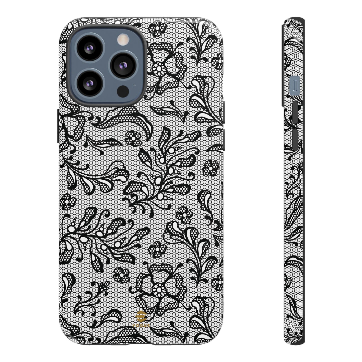 Funda para iPhone con encaje negro