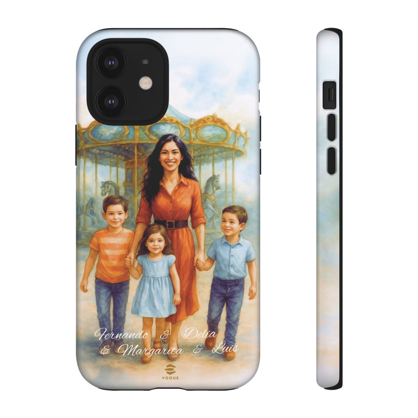 Custom Fun Family Day Phone Case for iPhone
