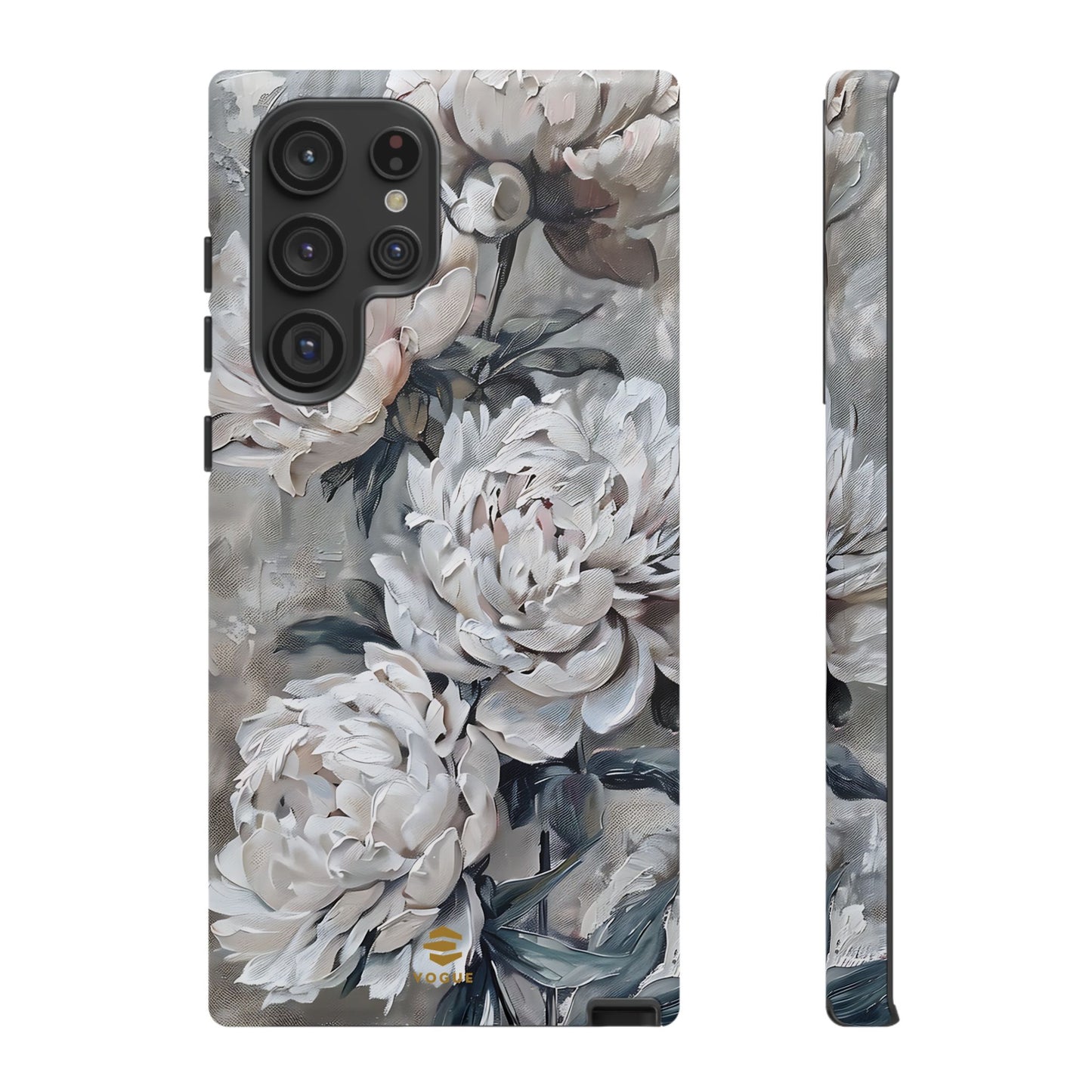 Funda para Samsung con pintura de peonías