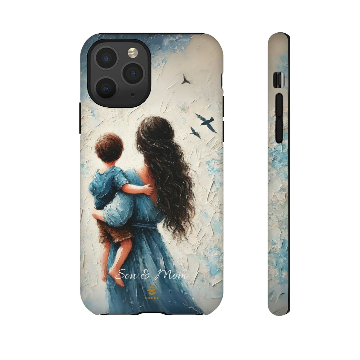 Custom Son & Mom iPhone Tough Case