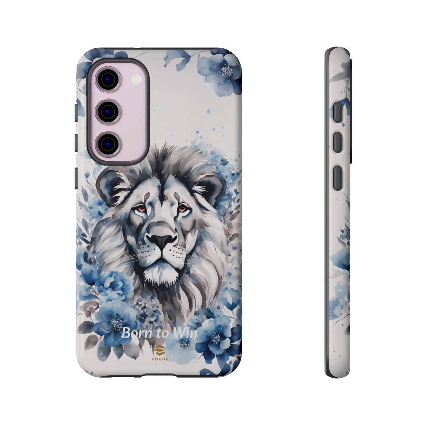 Lion Born to Win Samsung Galaxy Tough Phone Case