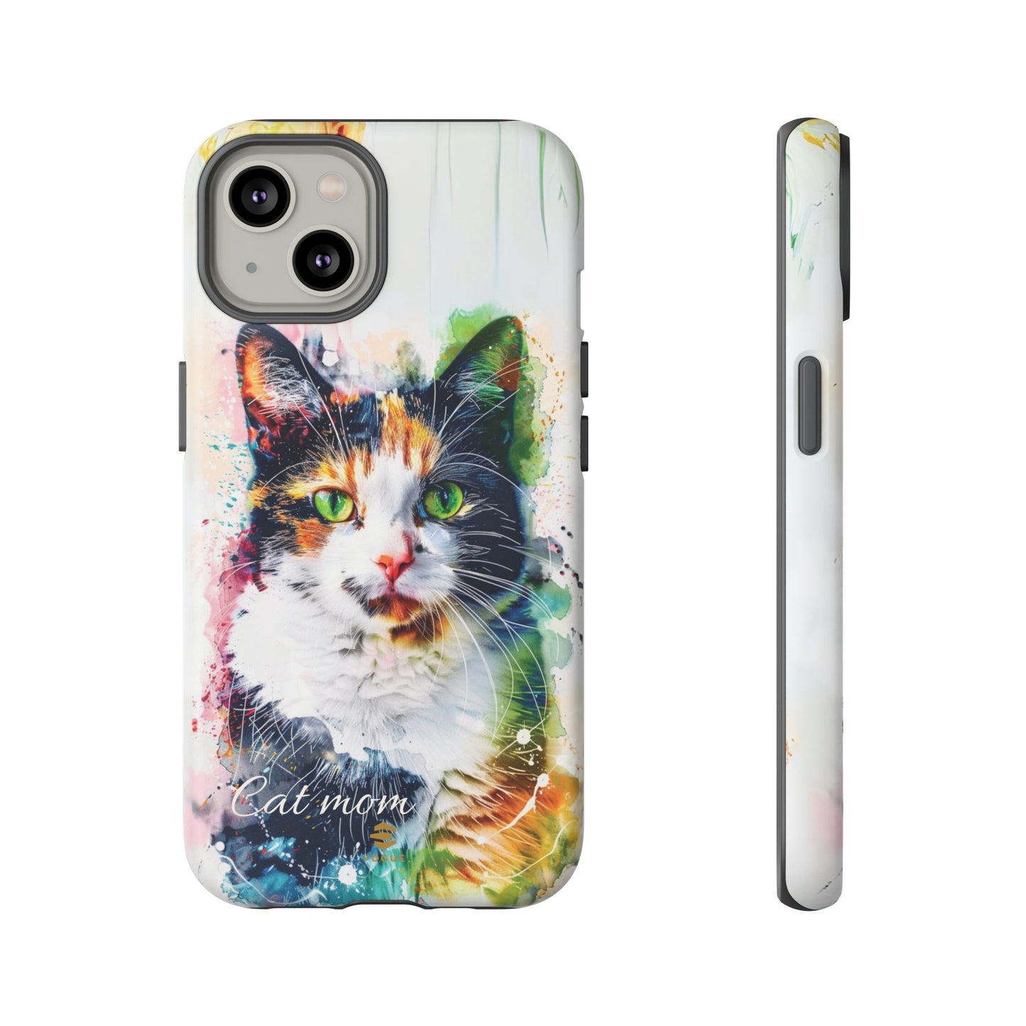Custom Cat Mom iPhone Tough Case