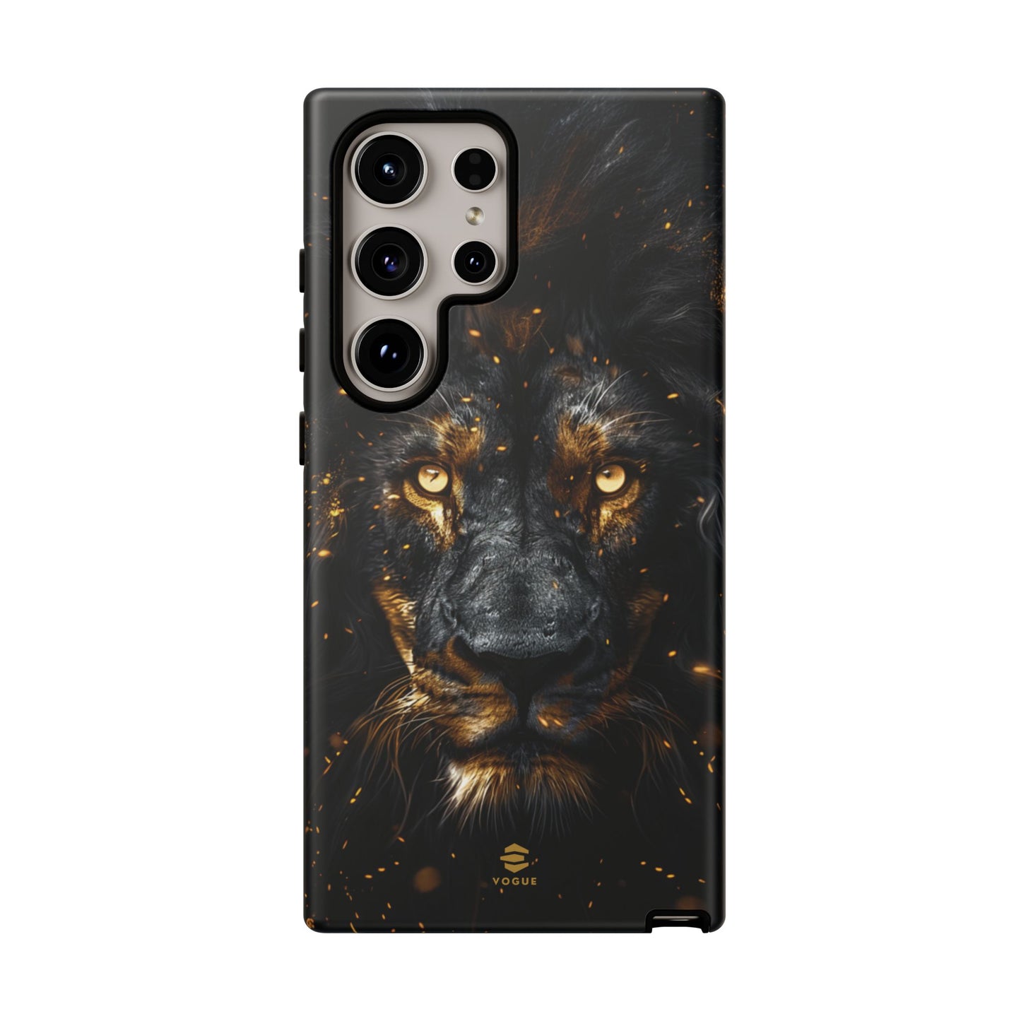 Samsung-Hülle mit Motiv „Schwarzer Löwe“