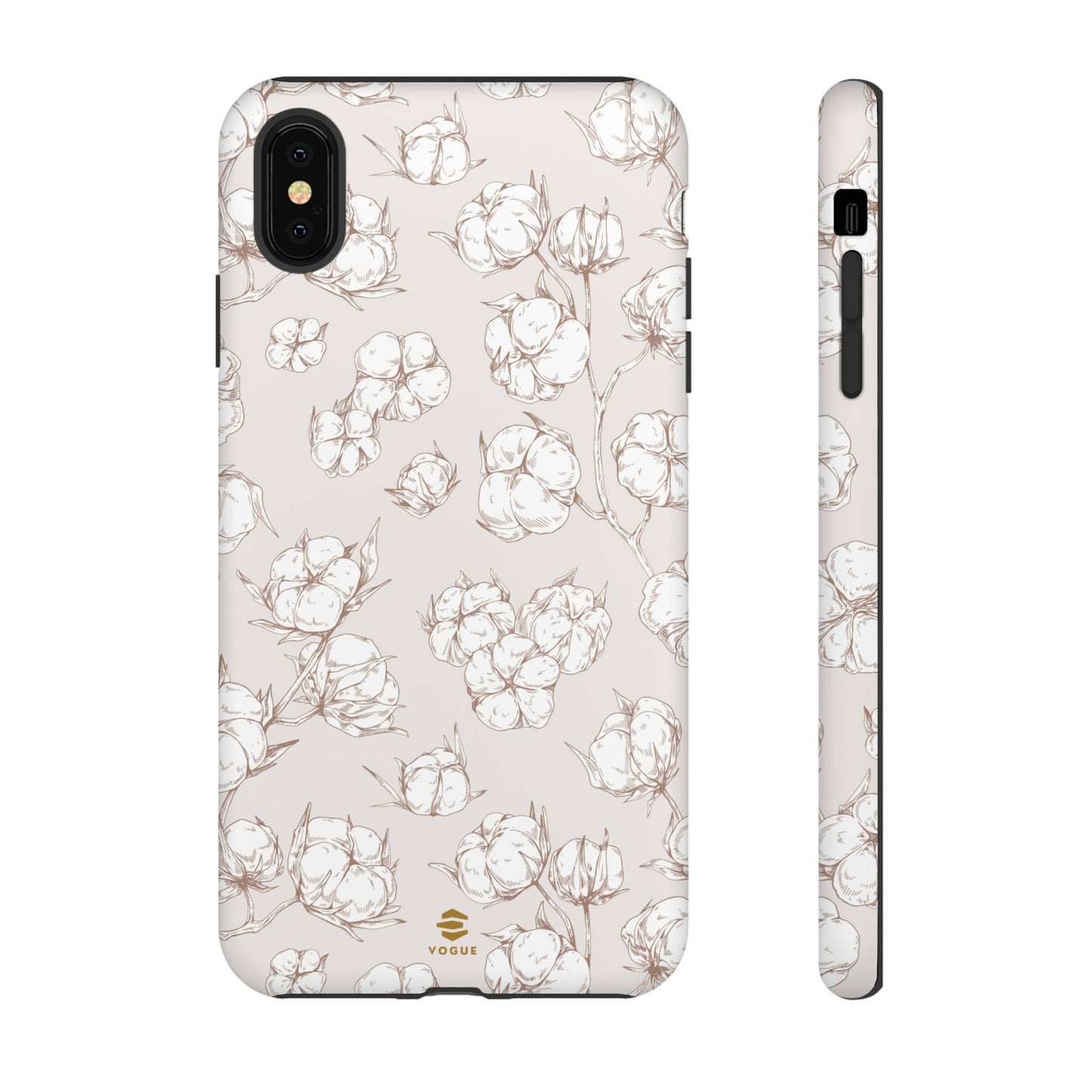 Funda para iPhone con diseño de campo de algodón
