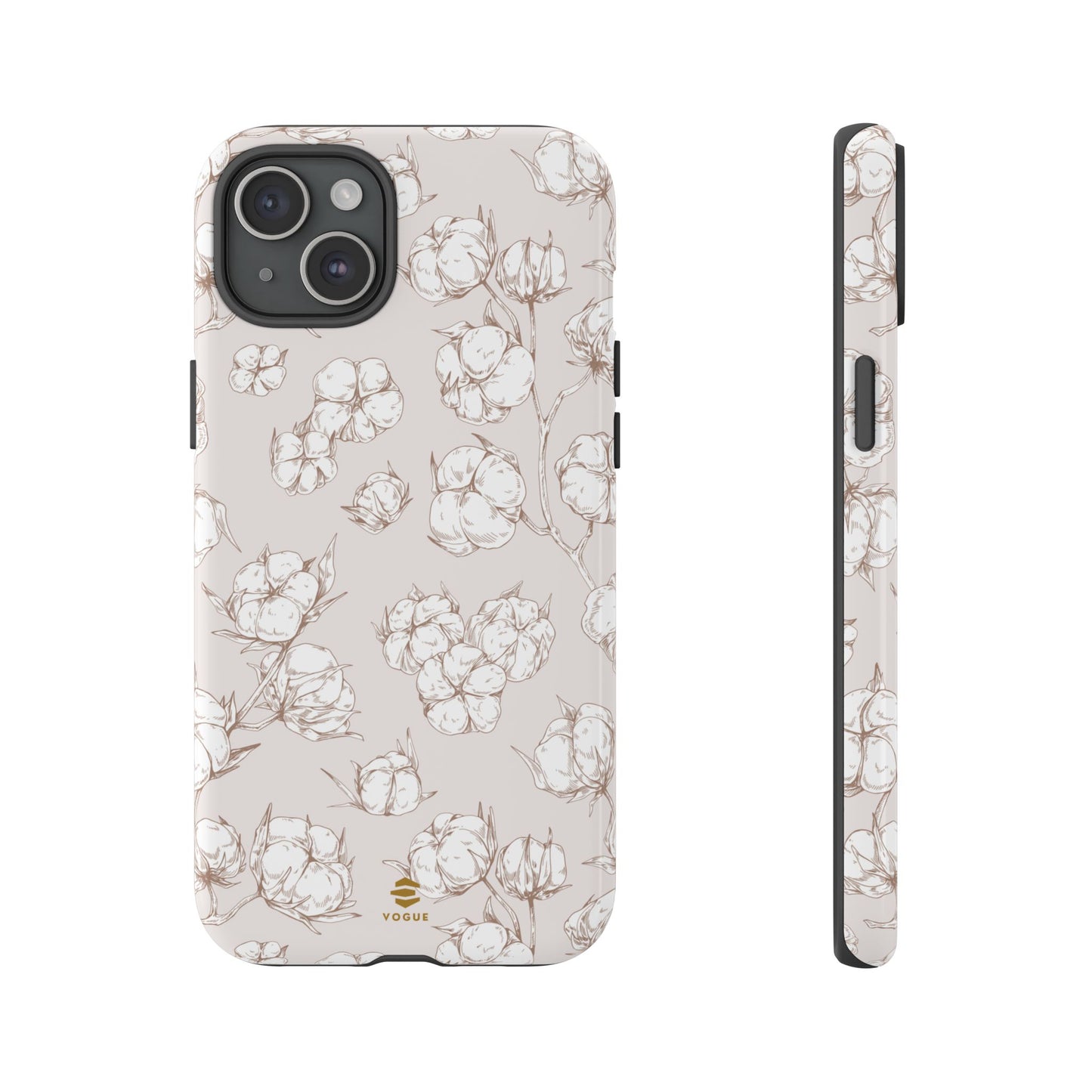 Funda para iPhone con diseño de campo de algodón