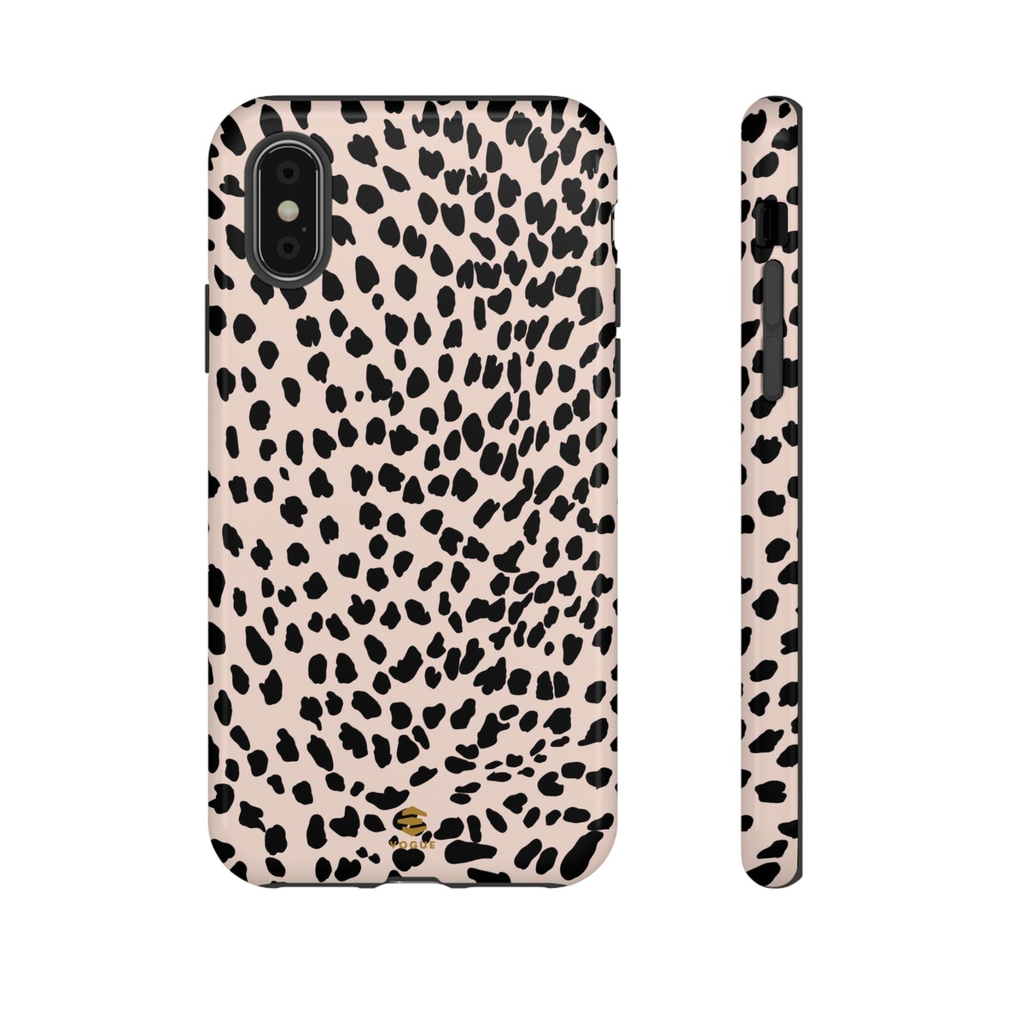 iPhone-Hülle mit Animalprint in Nude
