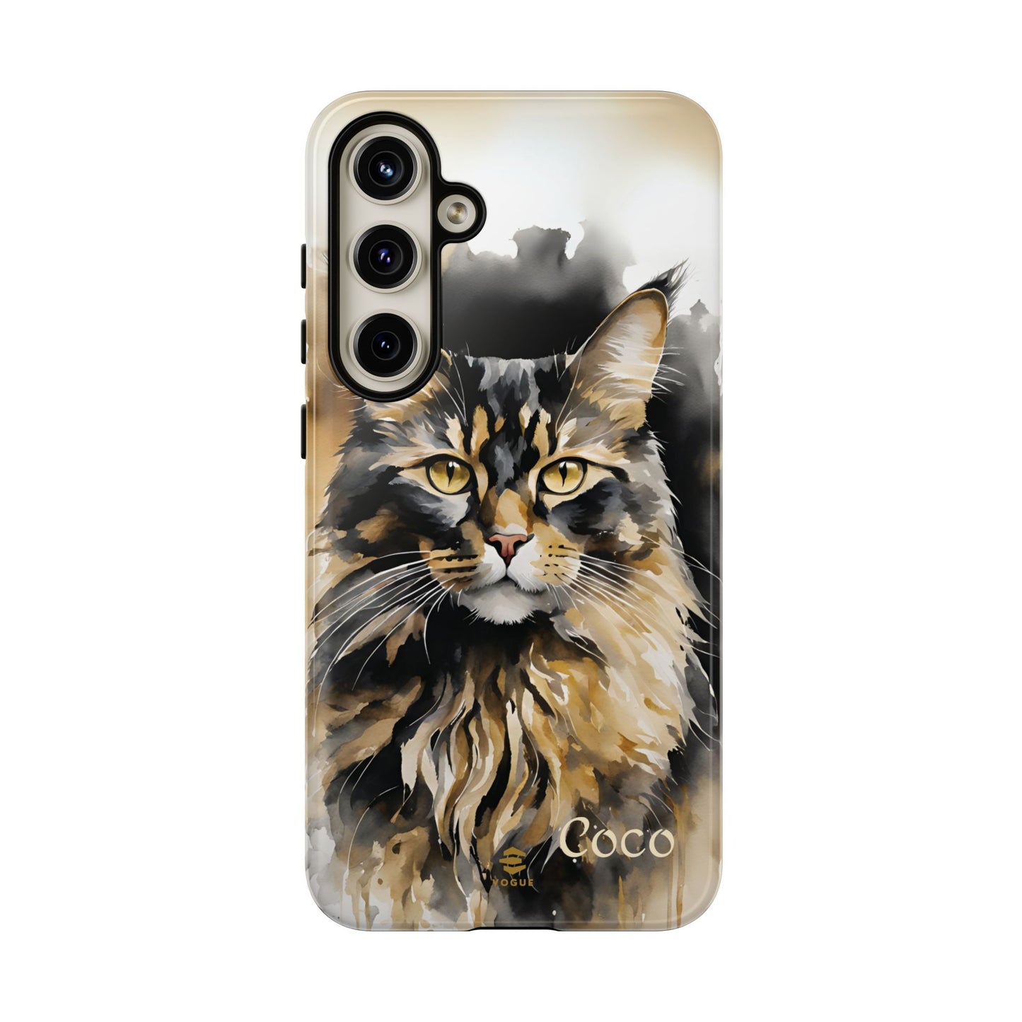 Custom Meow Cat Samsung Galaxy Tough Phone Case