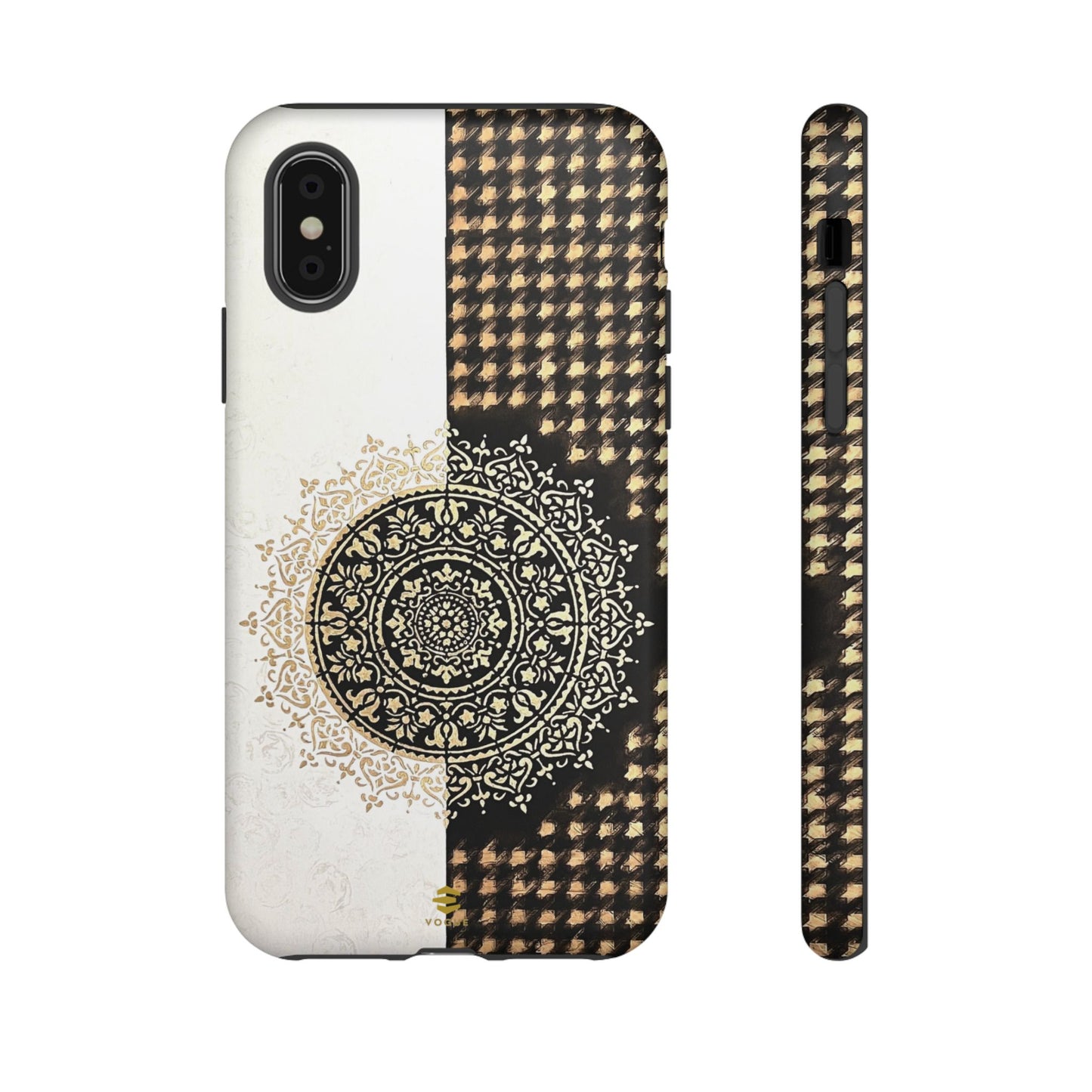 Funda para iPhone con pintura abstracta de mandala