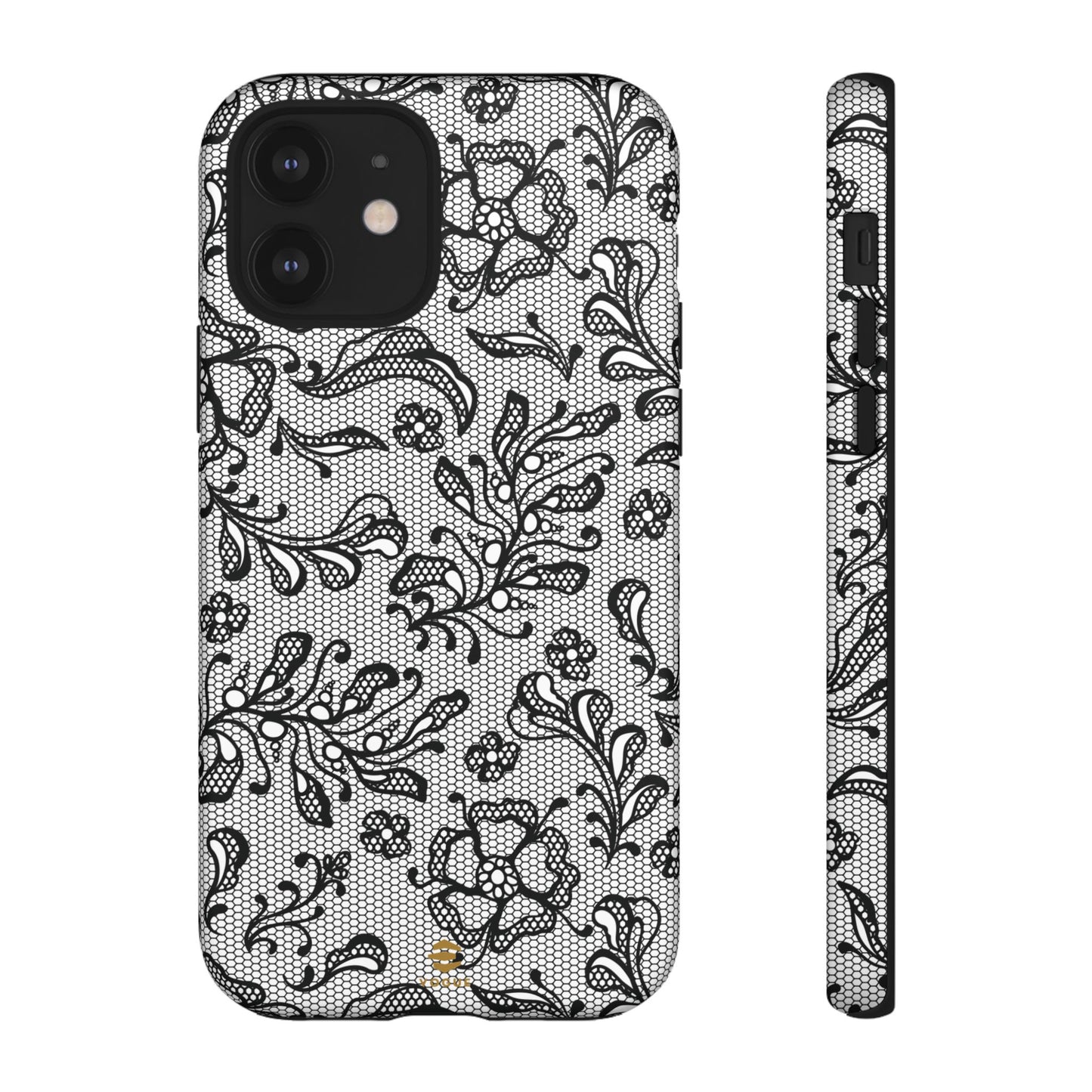Funda para iPhone con encaje negro