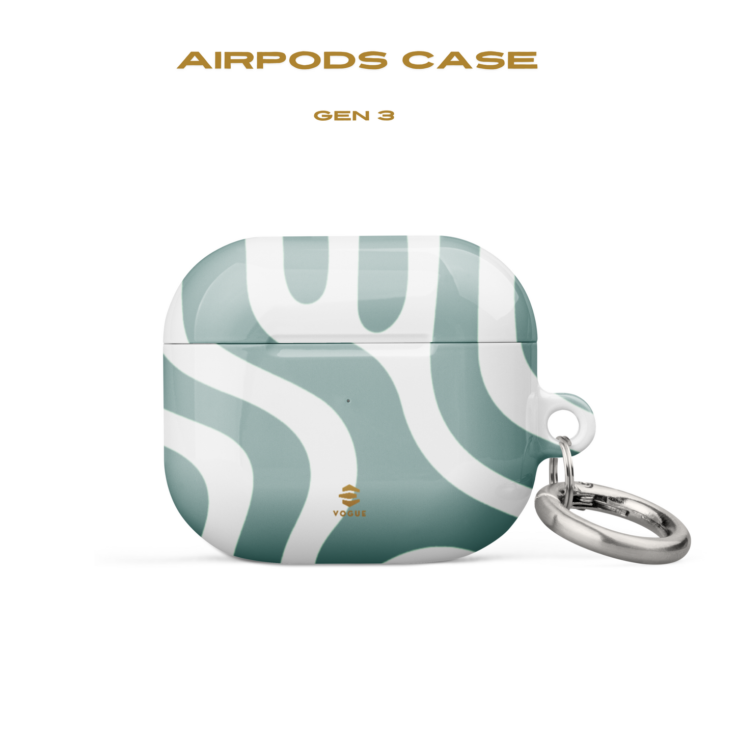 Verrückte abstrakte Linien AirPod Hüllen