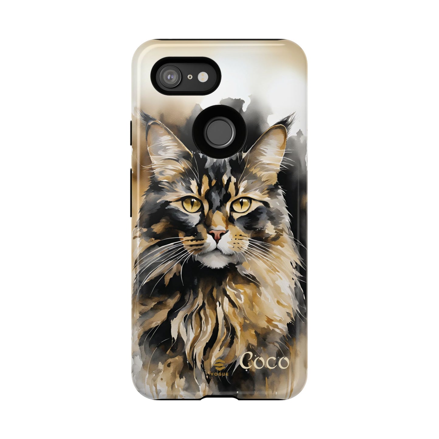 Custom Meow Cat Google Pixel Tough Phone Case