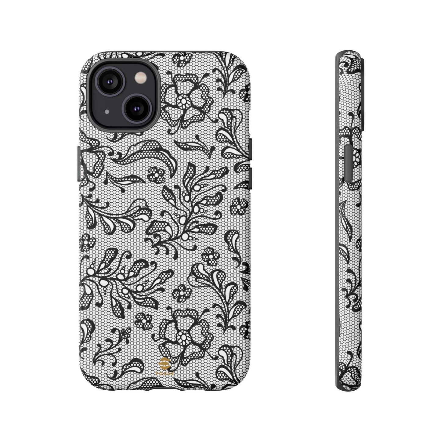 Funda para iPhone con encaje negro
