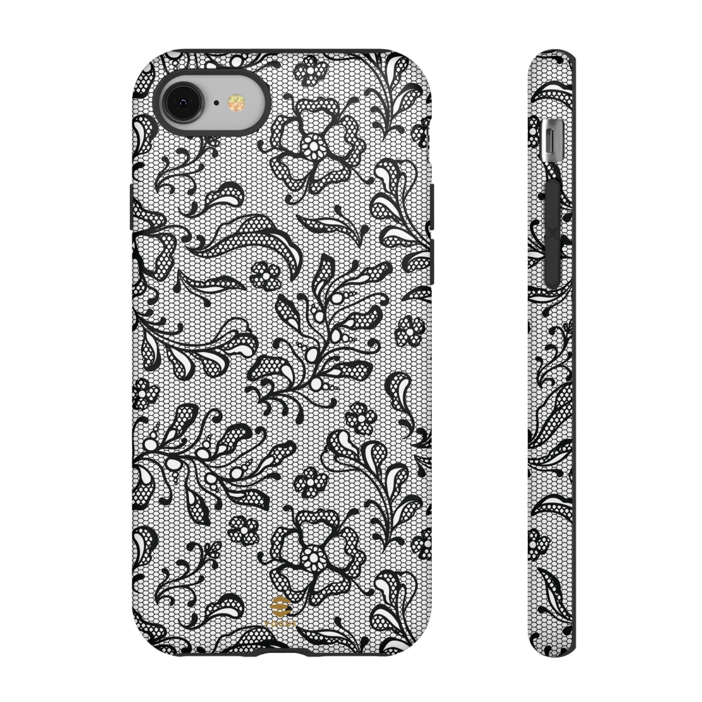 Funda para iPhone con encaje negro