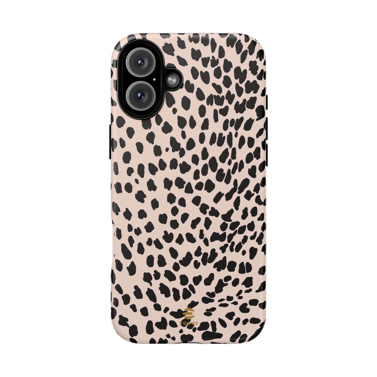 iPhone-Hülle mit Animalprint in Nude