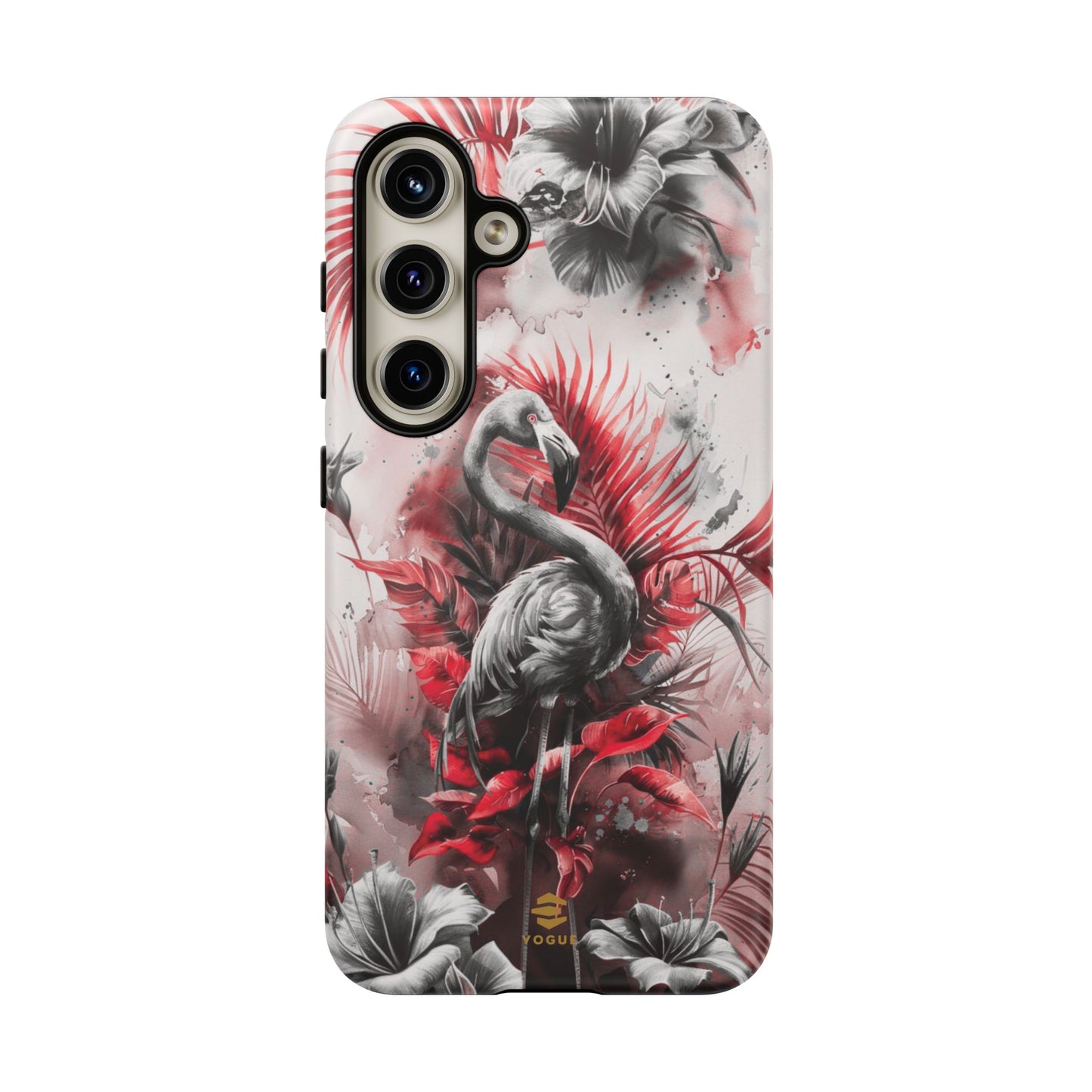 Flamingo Tropical Design Tough Phone Case Samsung