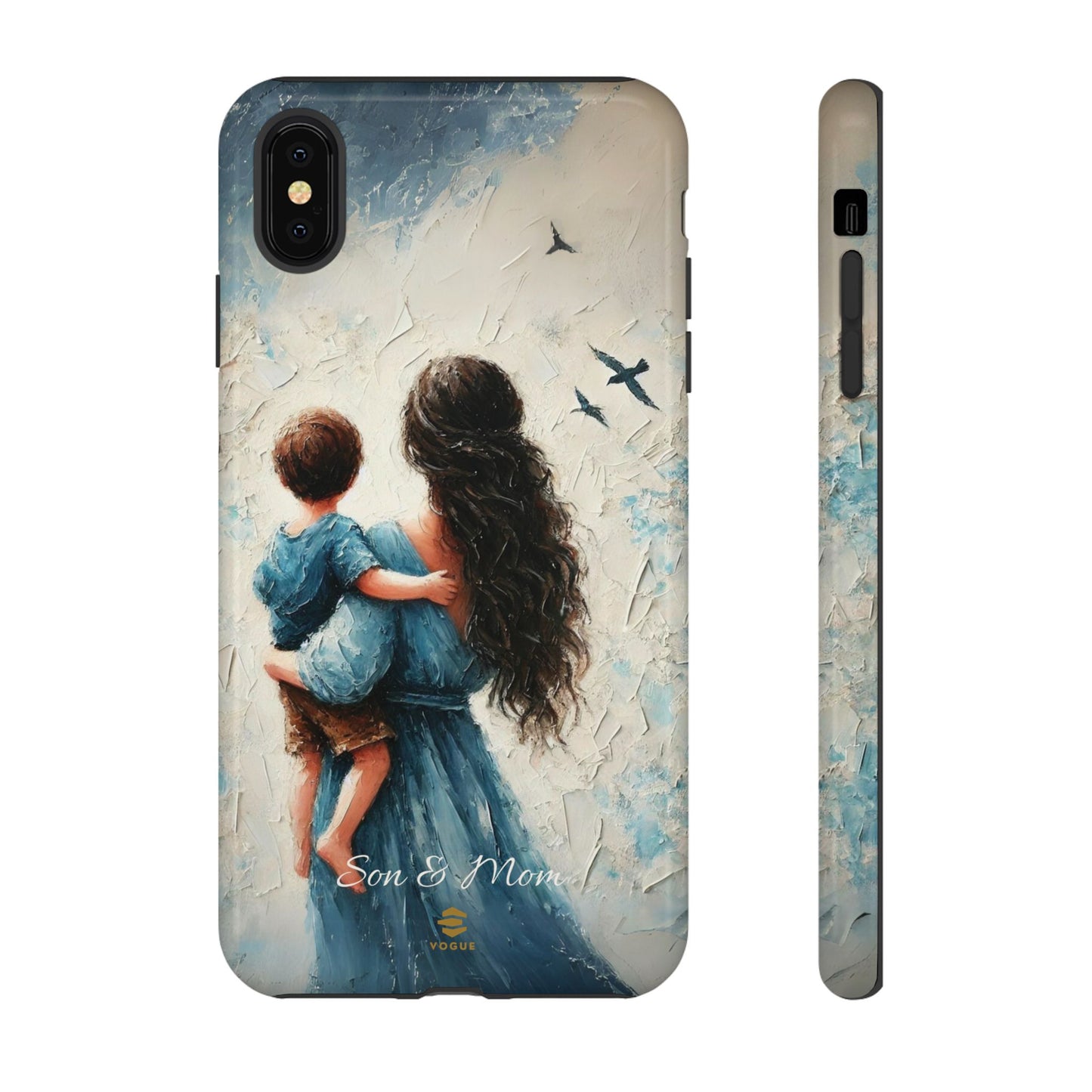 Custom Son & Mom iPhone Tough Case