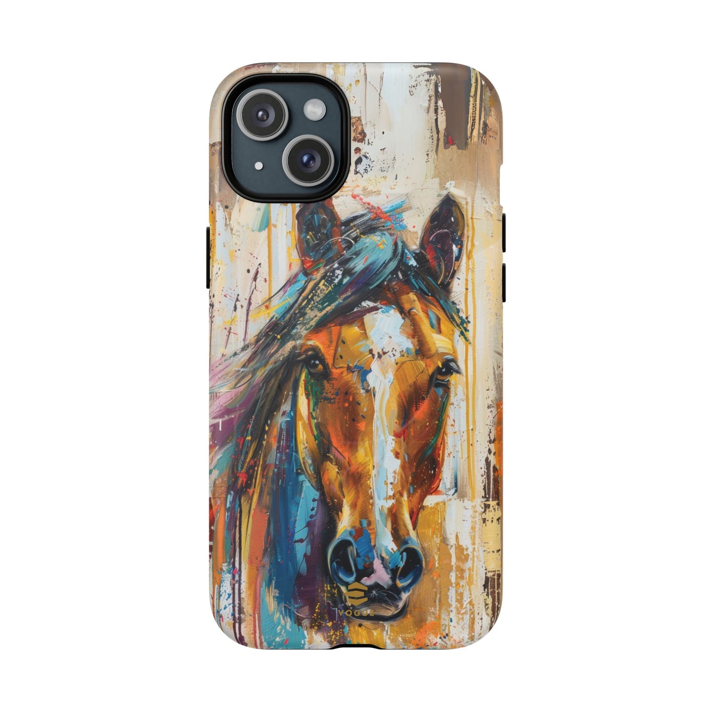 Horse Art iPhone Magsafe Phone Case Brown