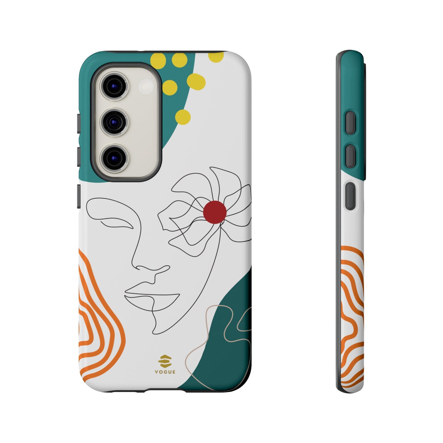 Women Face Line Art Phone Case Samsung