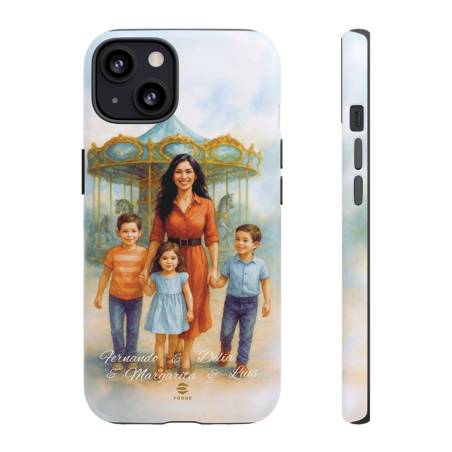 Custom Fun Family Day Phone Case for iPhone