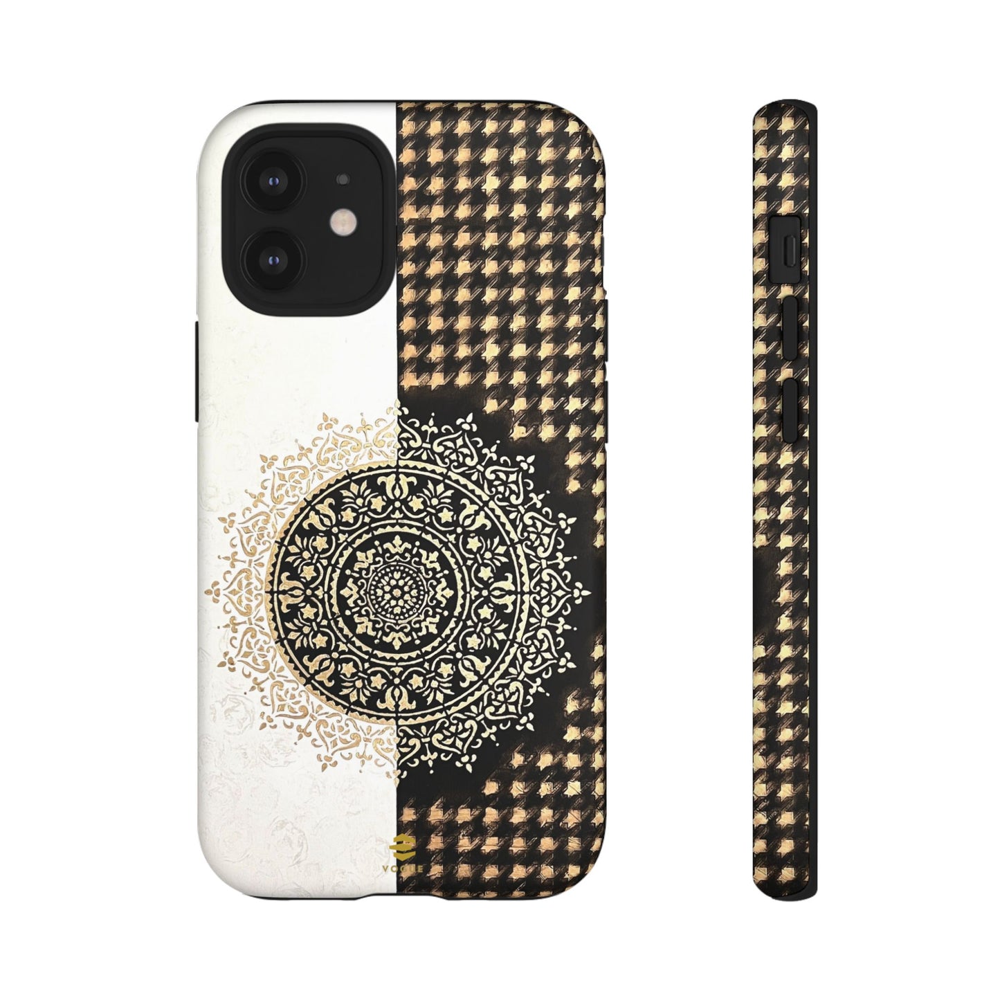 Funda para iPhone con pintura abstracta de mandala