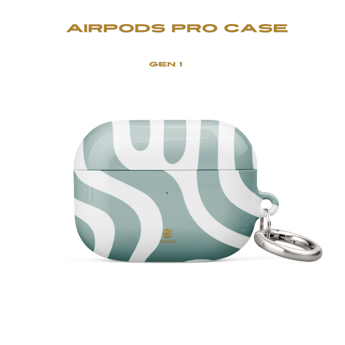 Verrückte abstrakte Linien AirPod Hüllen