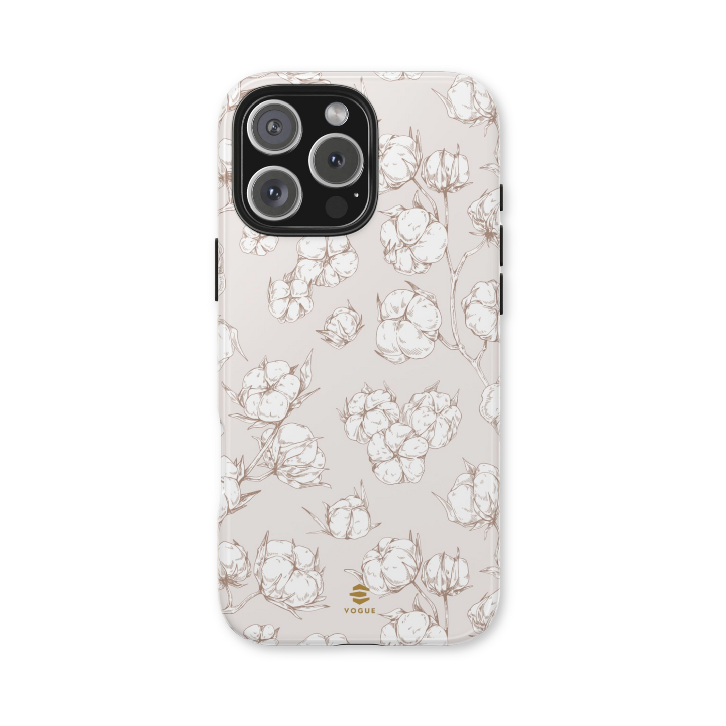 Funda para iPhone con diseño de campo de algodón